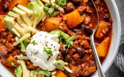 Black Bean Butternut Squash Turkey Chili